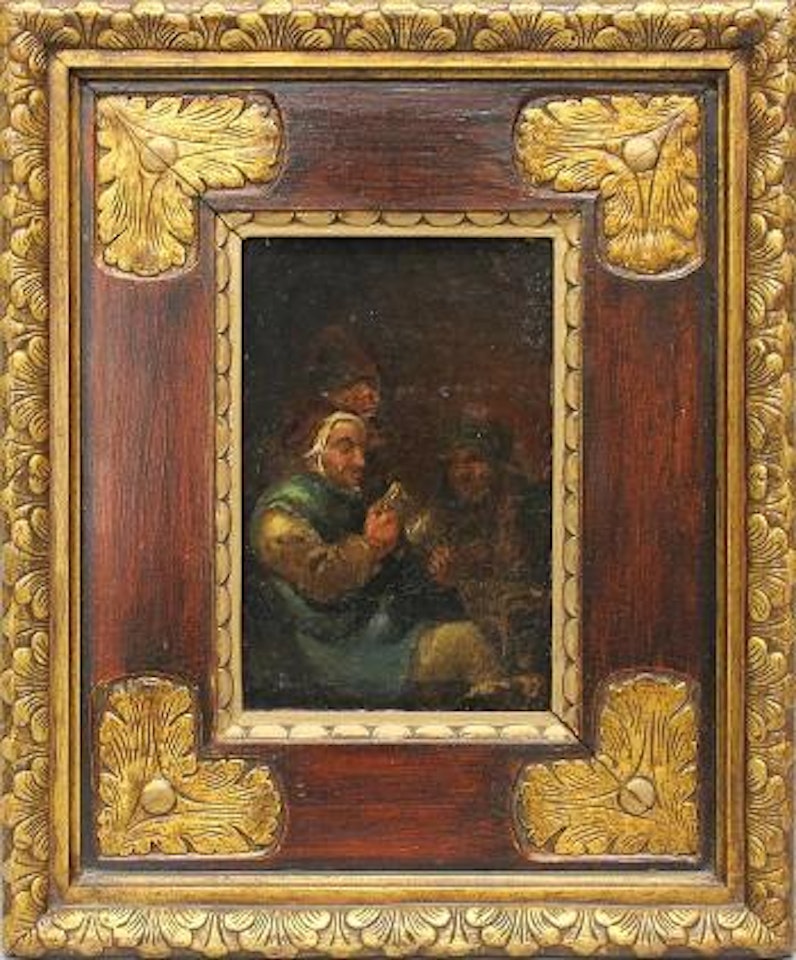 Interior genre scene by Adriaen van Ostade