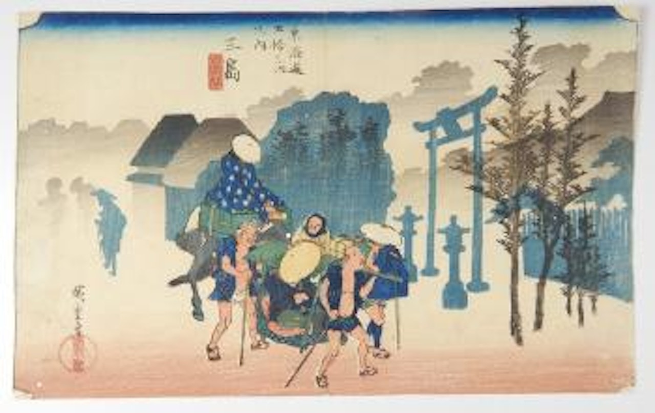 Mishima by Utagawa Hiroshige