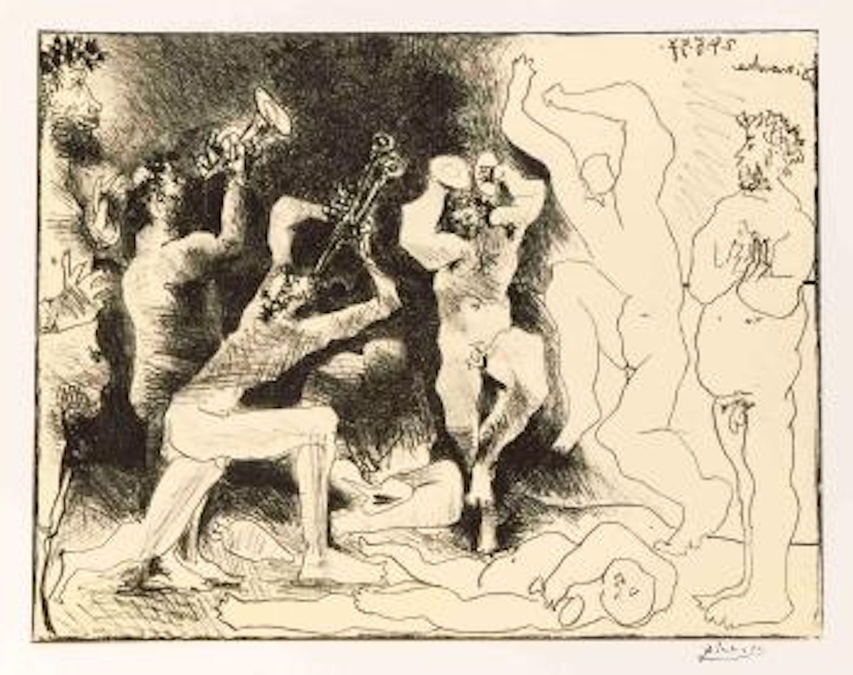 La Danse de Faunes by Pablo Picasso