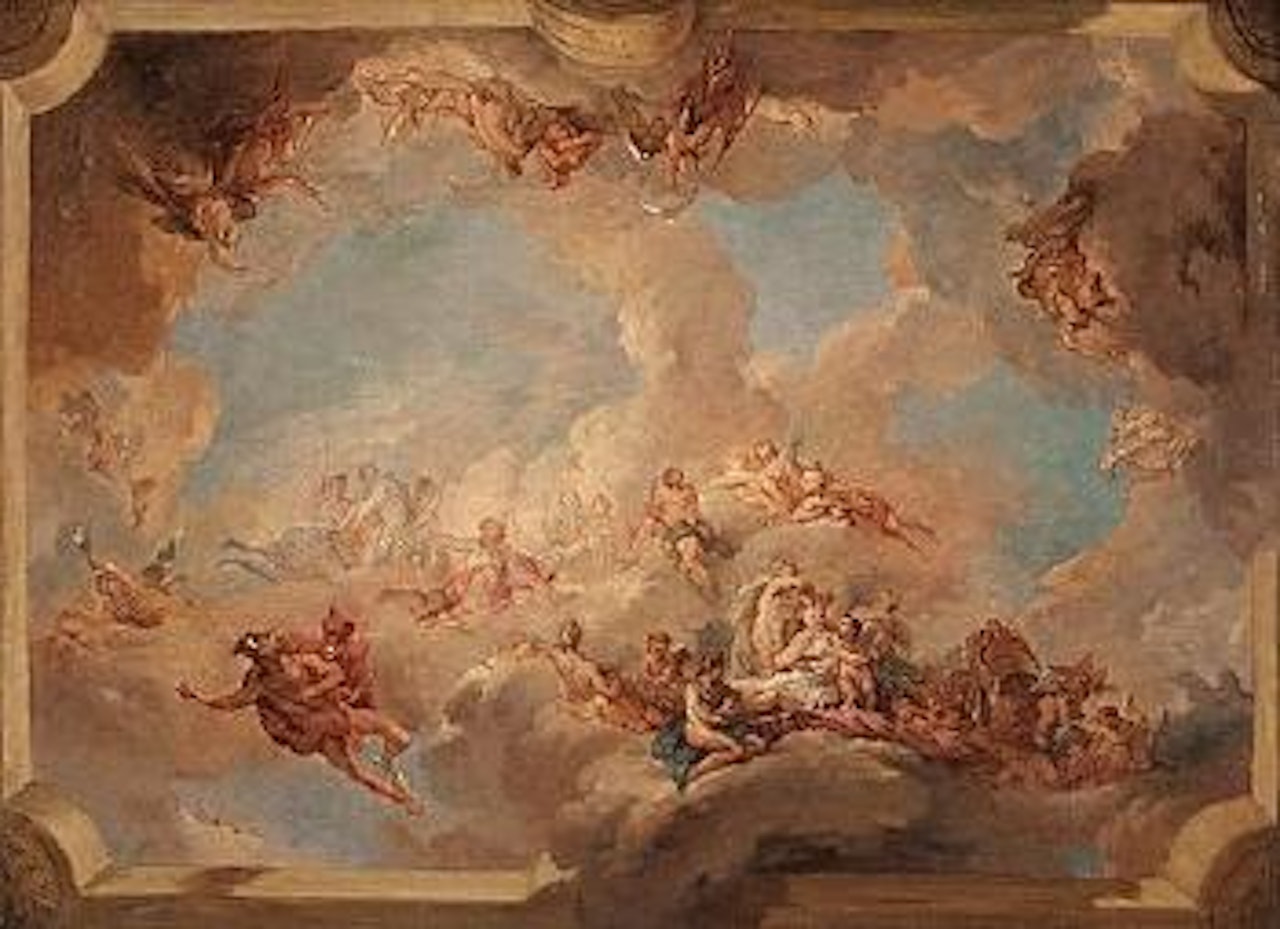 The Triumph of Venus (Bozzetto for a ceiling) by François Lemoyne