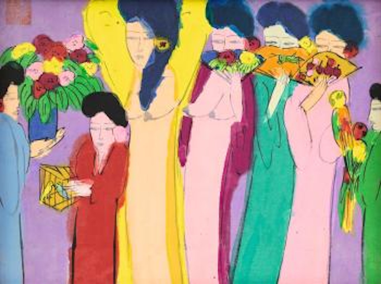 Seven beauties by Walasse Ting