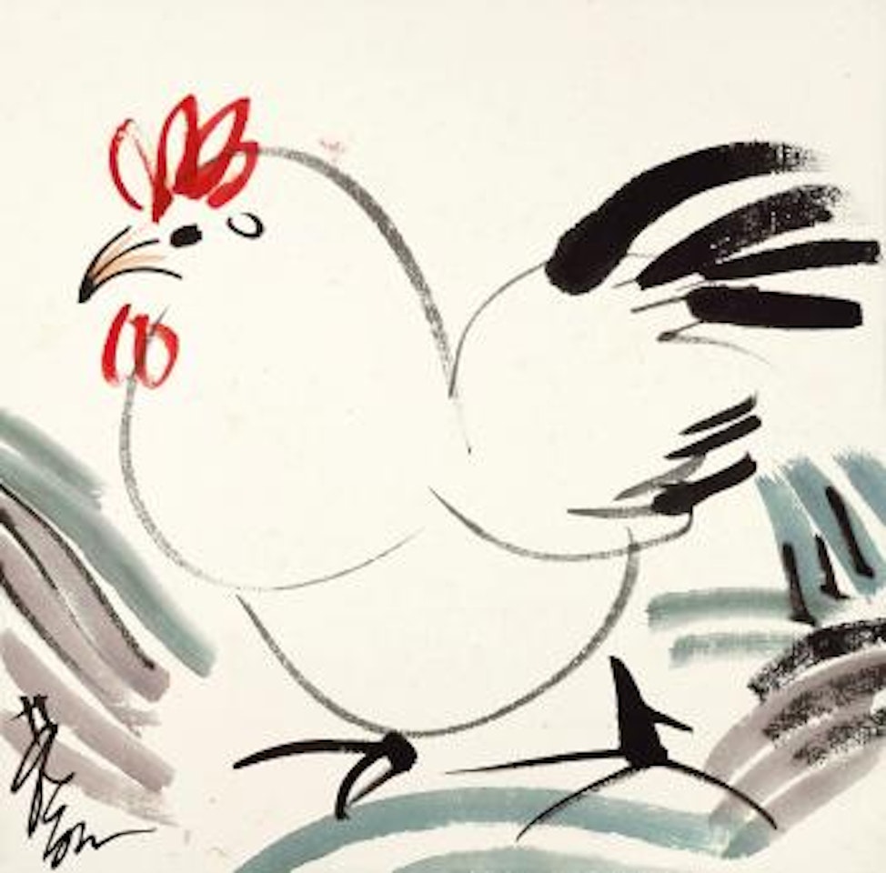 Cock by Lin Fengmian