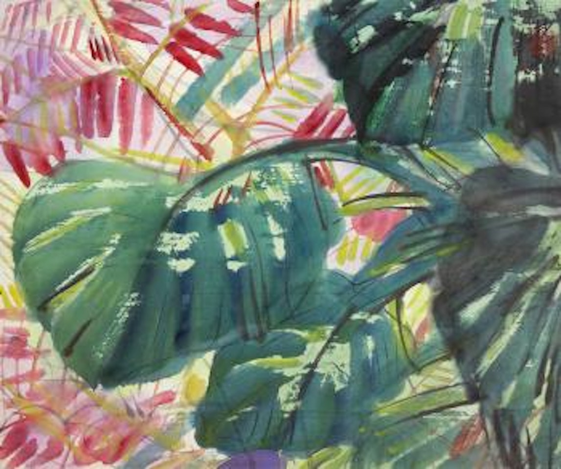 Foliage in The Garden by Lin Fengmian