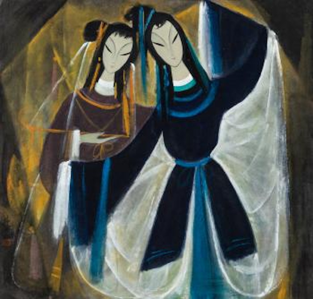 Dancing Girls by Lin Fengmian