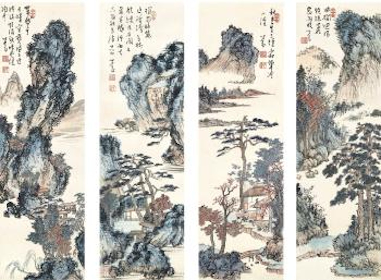 Landscapes by Pu Ru