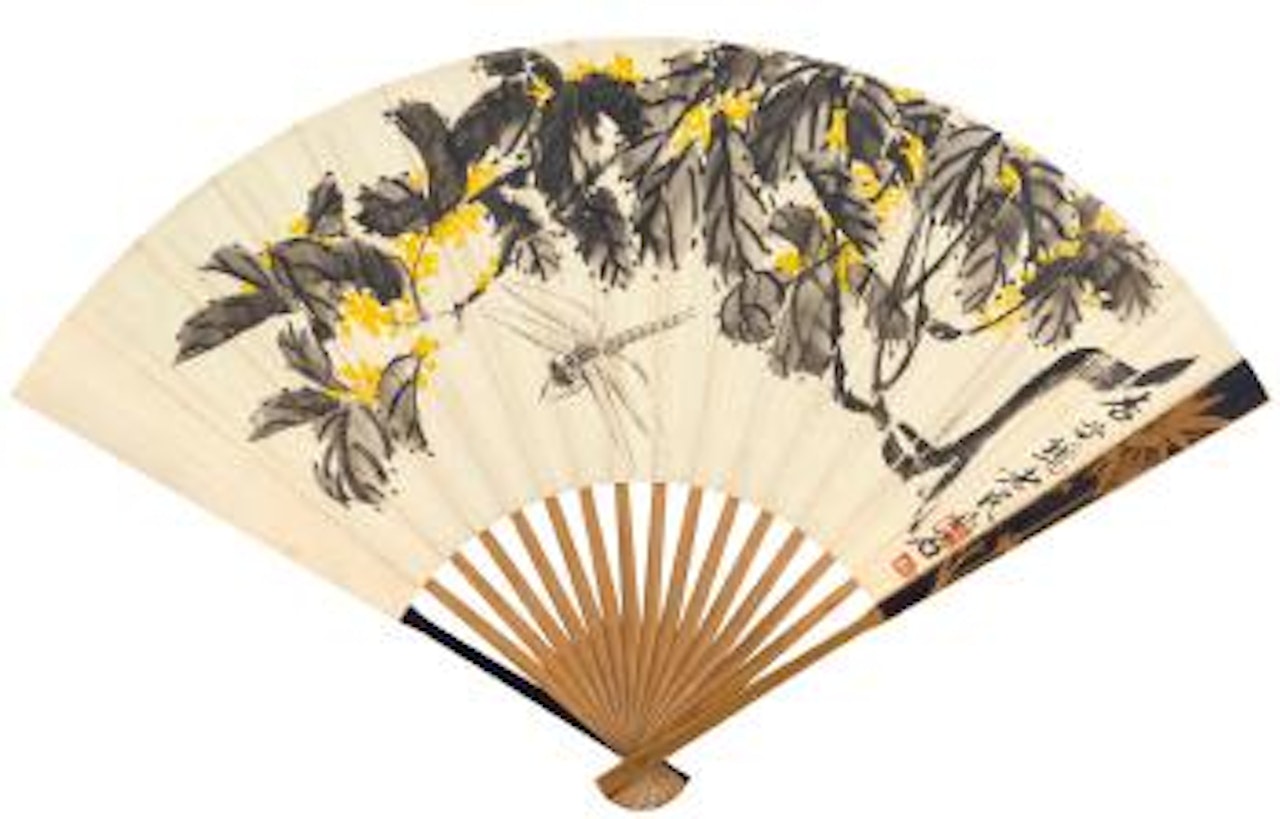 Osmanthus and Dragonfly by Qi Baishi