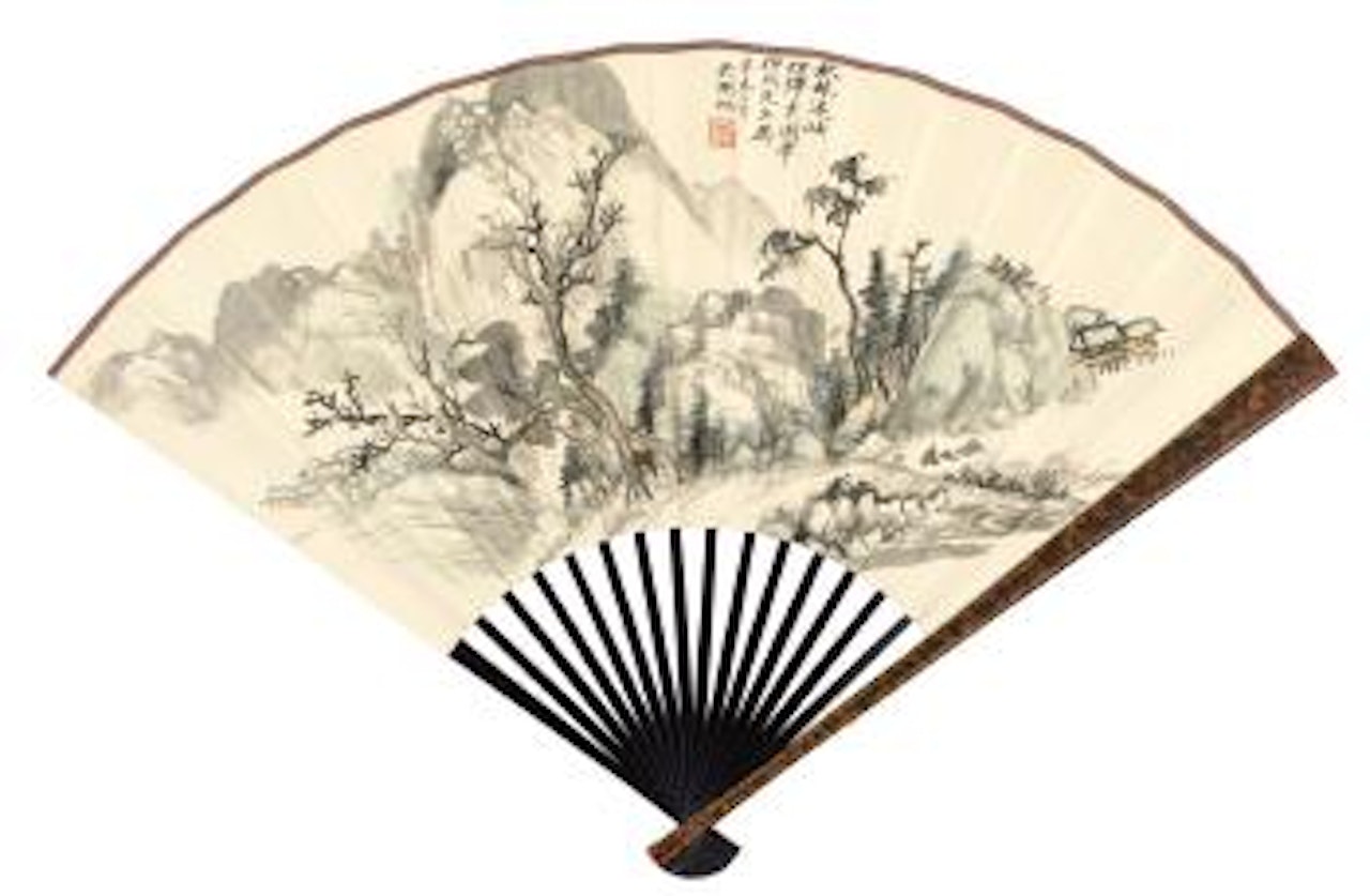 Autumn Landscapes; Calligraphy by Wu Hufan