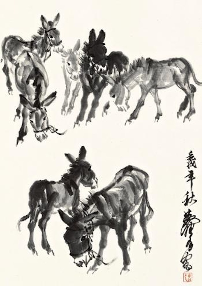 Donkeys by Huang Zhou