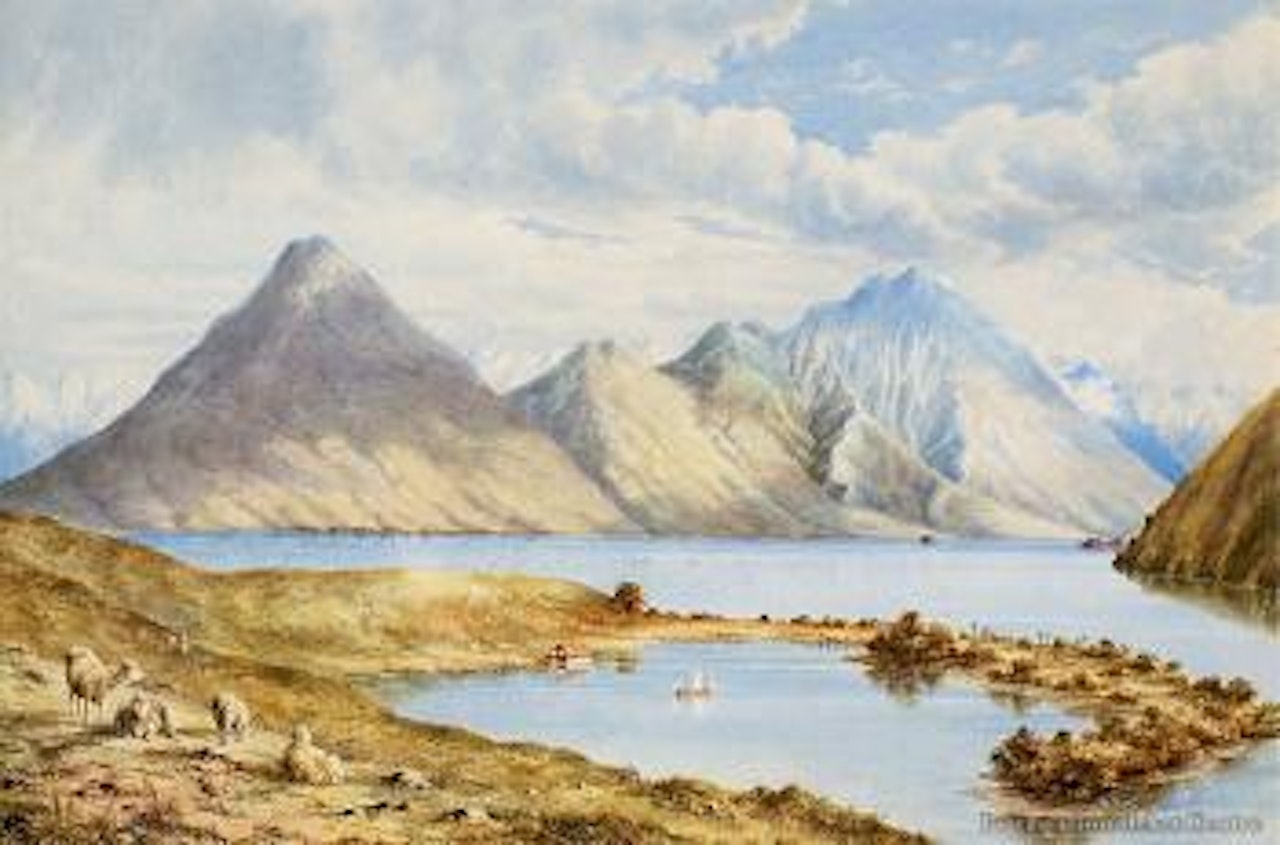 Lake Wakatipu, Queenstown by Charles Decimus Barraud