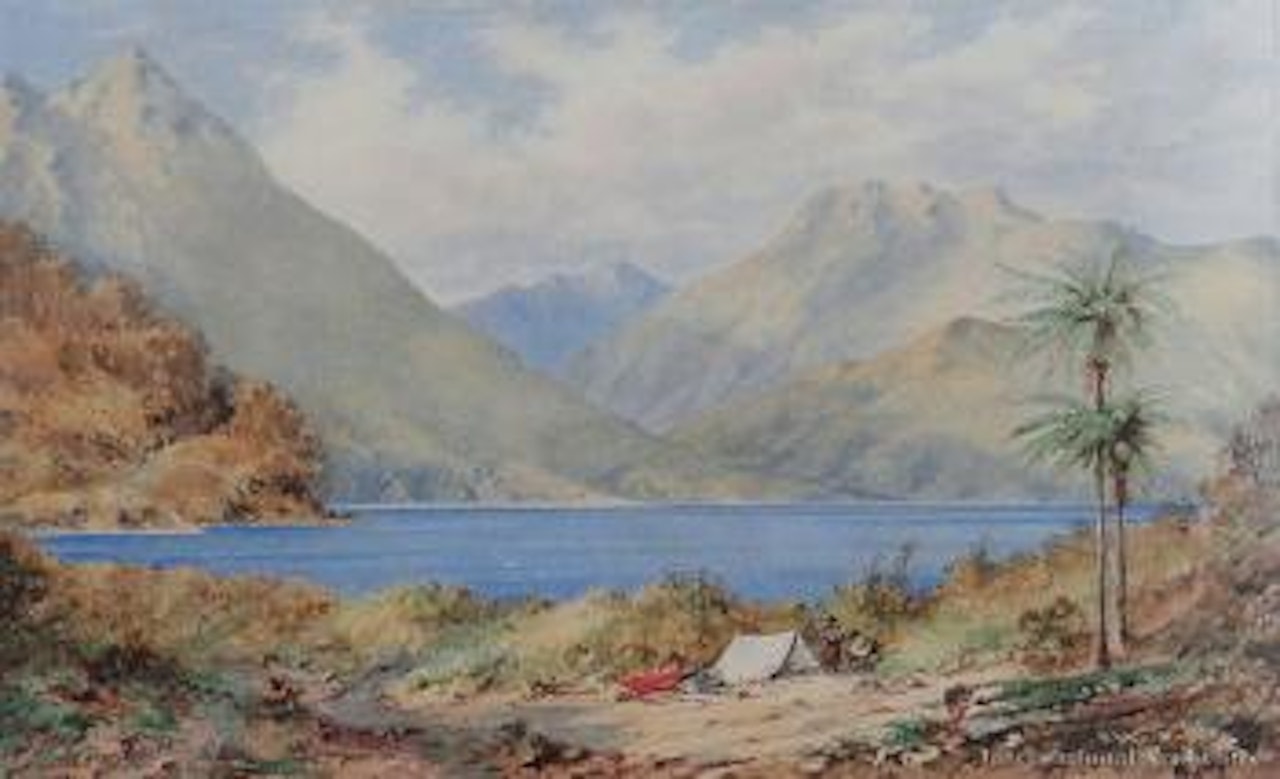 The Blue Lake by Charles Decimus Barraud