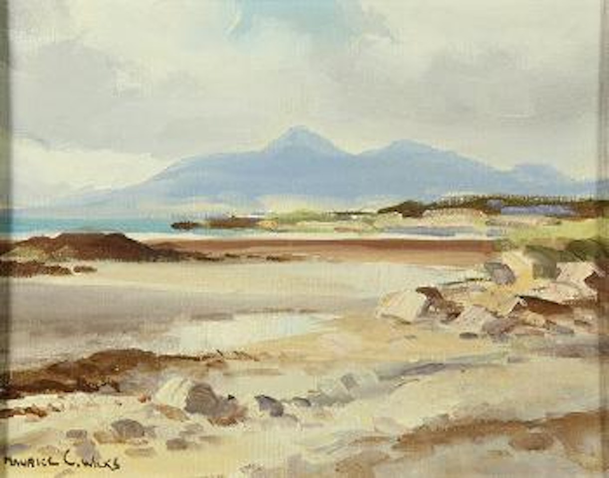 Cottages, The Rosses. County Donegal by Maurice Canning Wilks