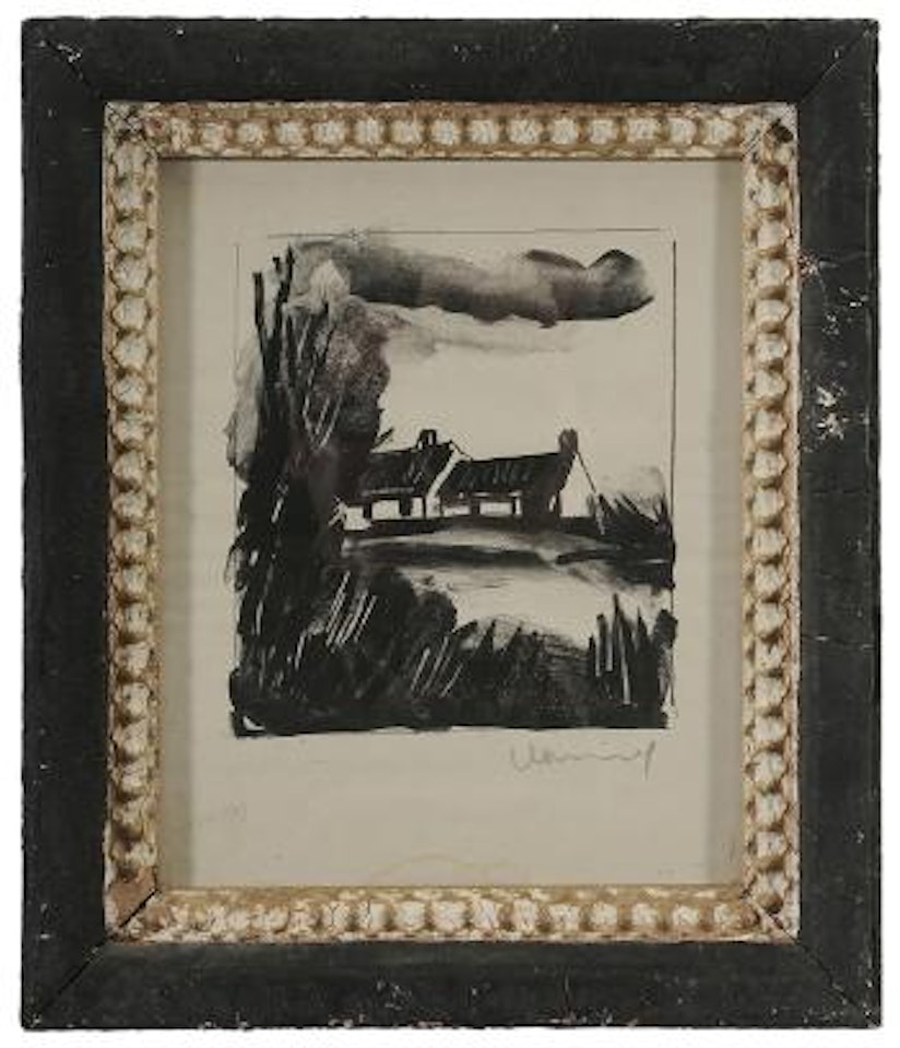 House on a hill by Maurice de Vlaminck