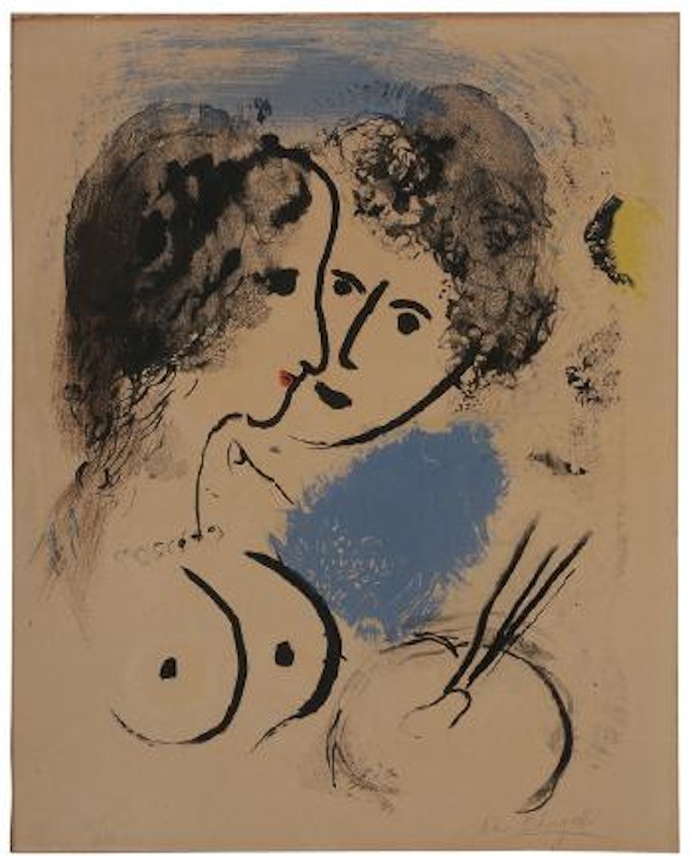 Le Peintre à la Palette by Marc Chagall