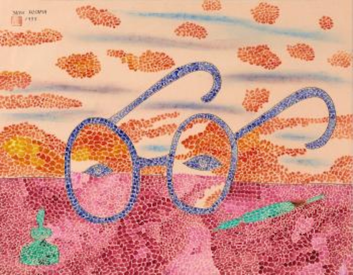 Horizon of Sunset by Yayoi Kusama