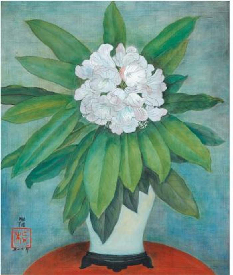 Un Vase De Fleurs (A Vase of flowers) by Mai Trung Thu