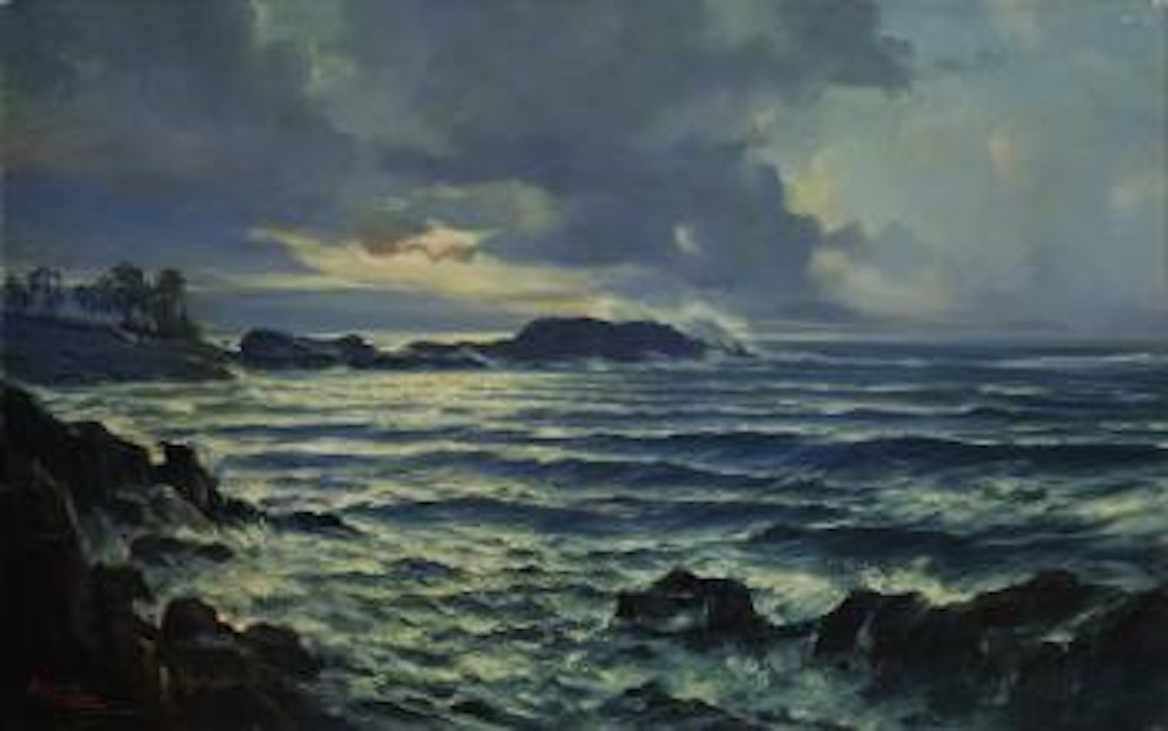 Seascape by Raden Basoeki Abdullah