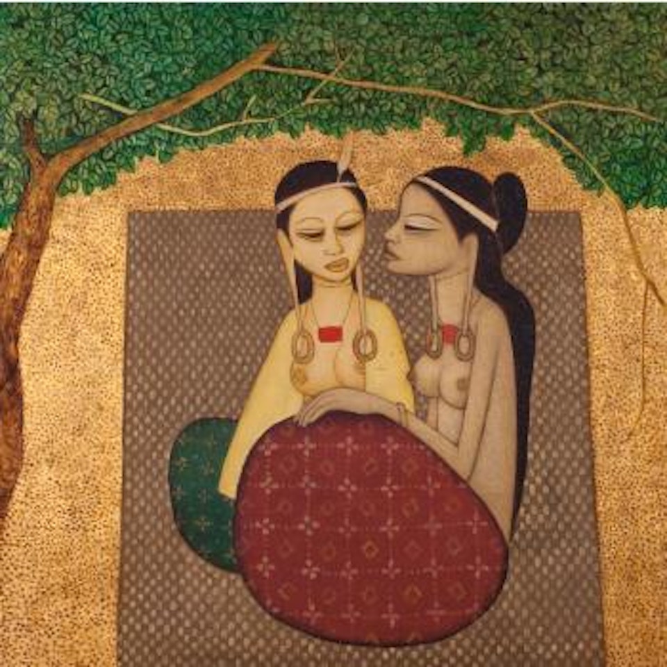 Iban girls by Cheong Soo Pieng