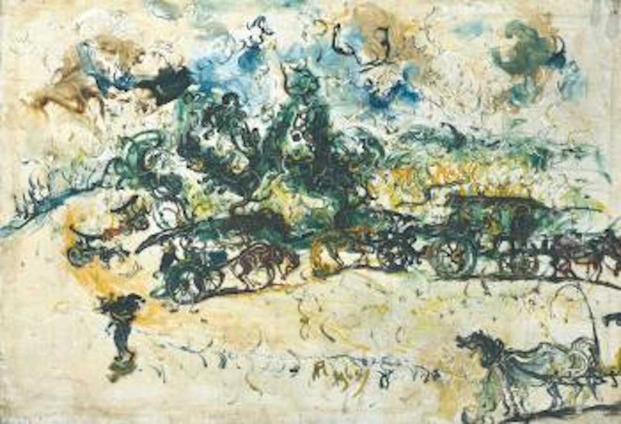 Andong (Carriage) by Affandi