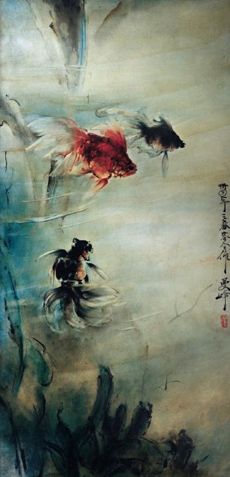 Goldfish by Lee Man Fong
