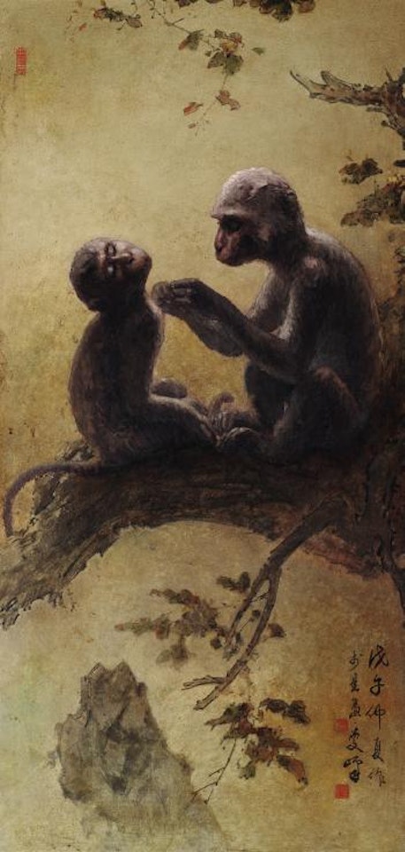 Monkeys by Lee Man Fong