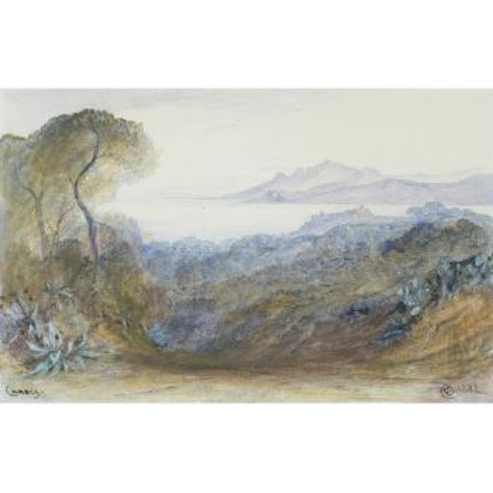 A view of Cannes by Edward Lear