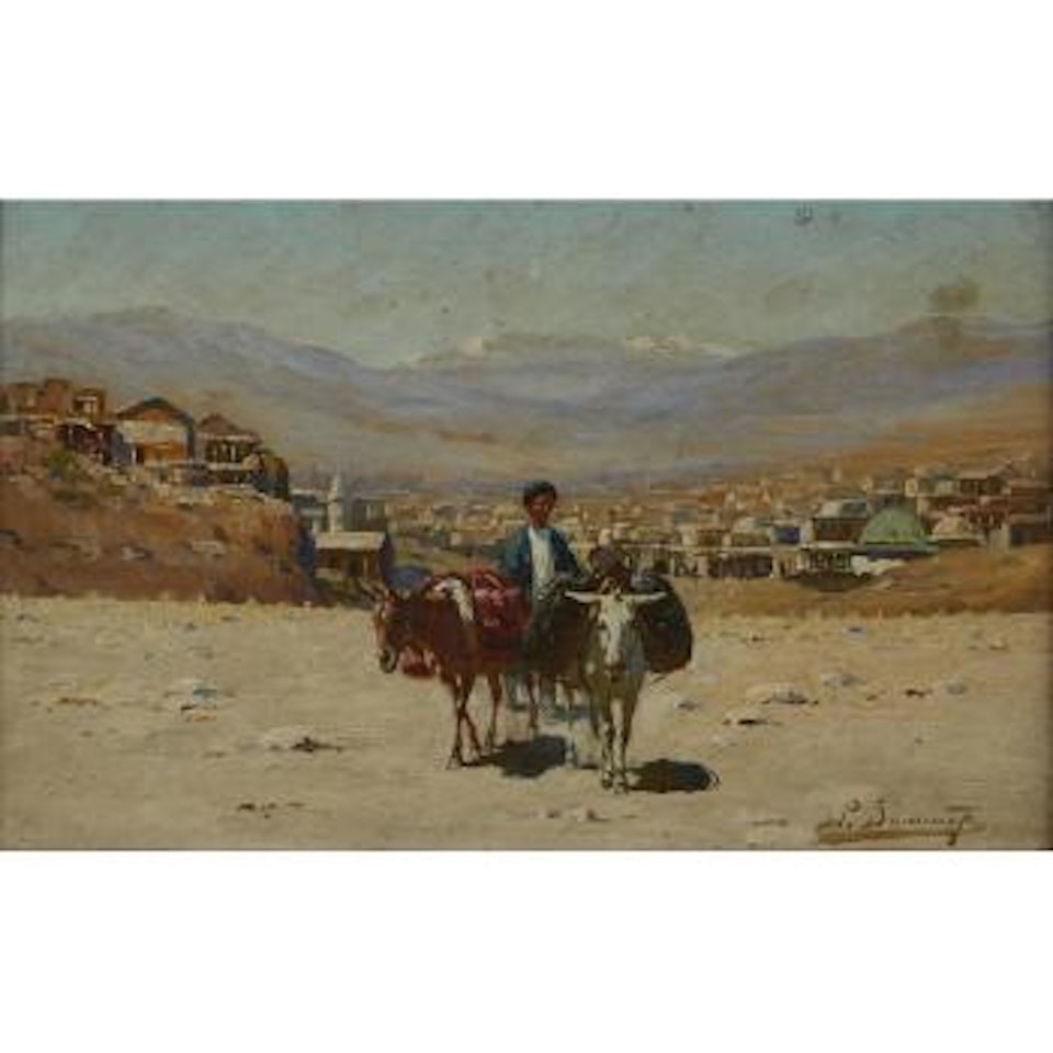 Central Asian scene by Richard Karlovich Zommer