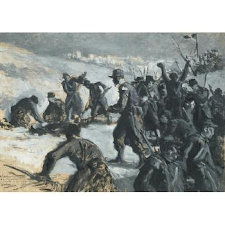 L'exécution de Varlin, (esquisse) by Maximilien Luce