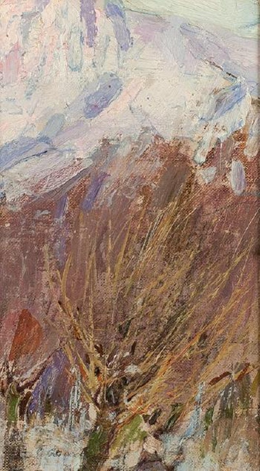 Early Forest Sketch by Leon Gaspard