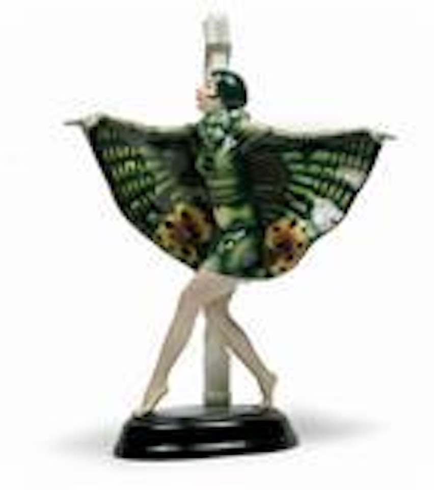 A lamp base – “The Captured Bird” by Josef Lorenzl