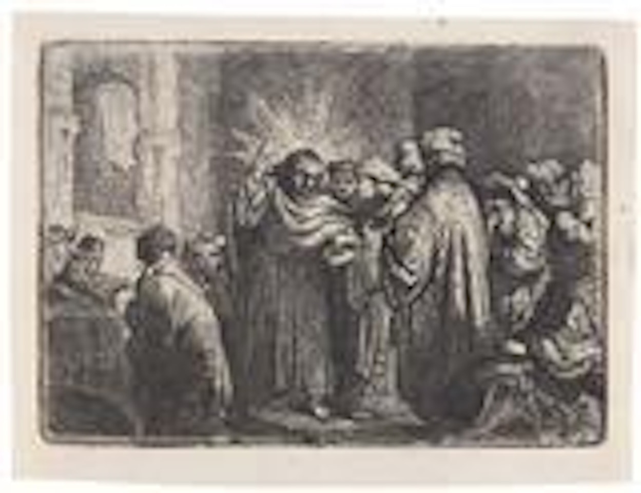 The Tribute Money by Attributed to Rembrandt Harmensz van Rijn