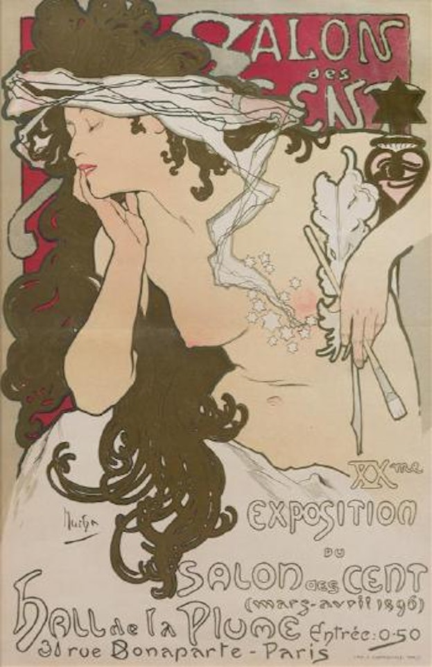 Salon des Cents/ XXEME Exposition by Alphonse Mucha