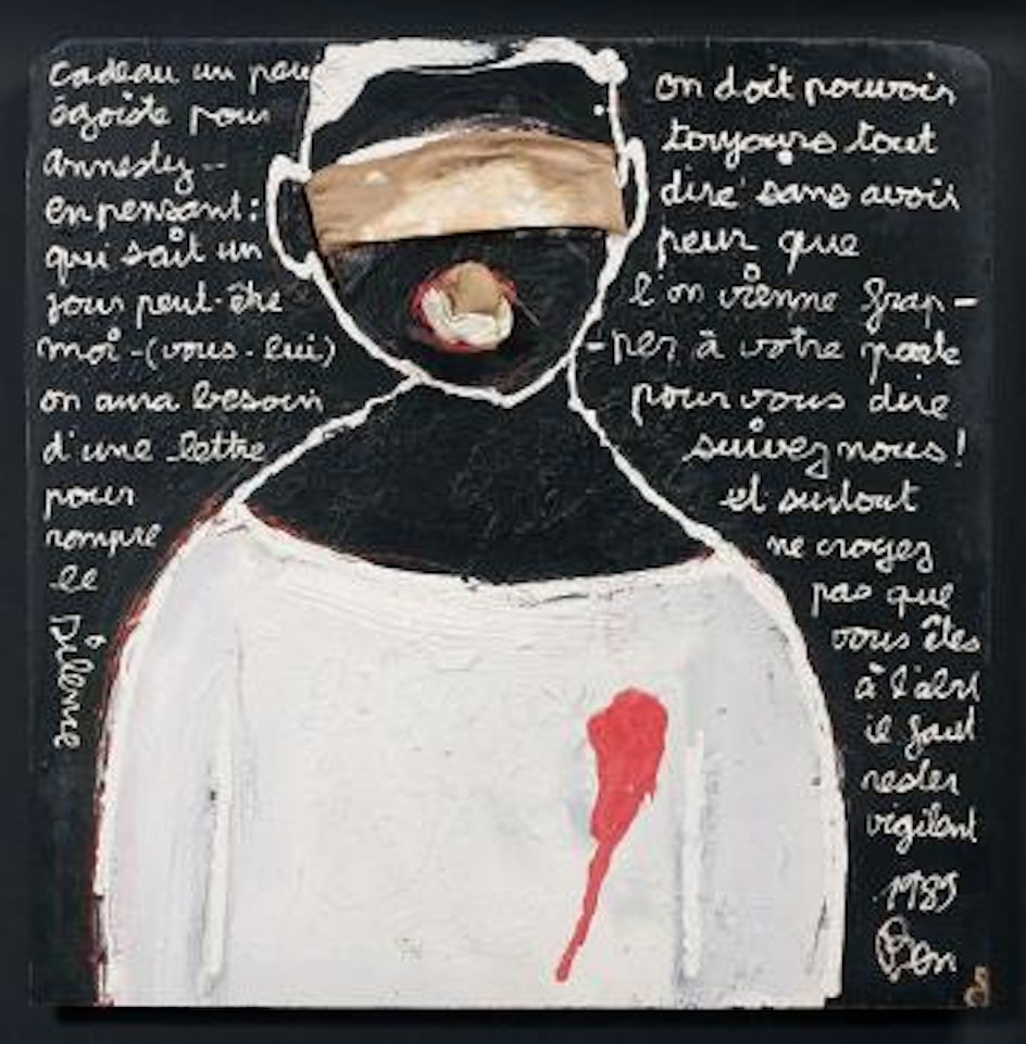 Amnesty International by Ben Vautier