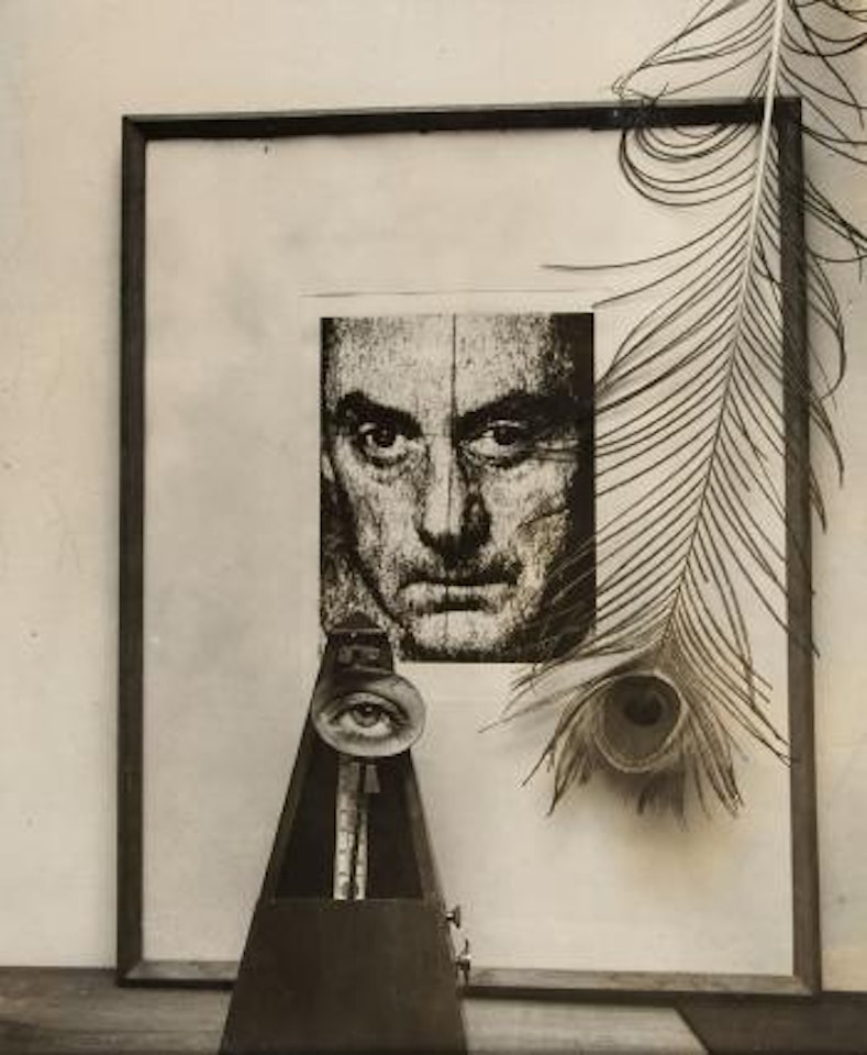 Installation with Self-Portrait by Man Ray