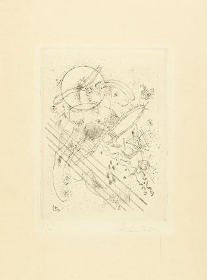 Radierung mit fünf Diagonalen by Wassily Kandinsky