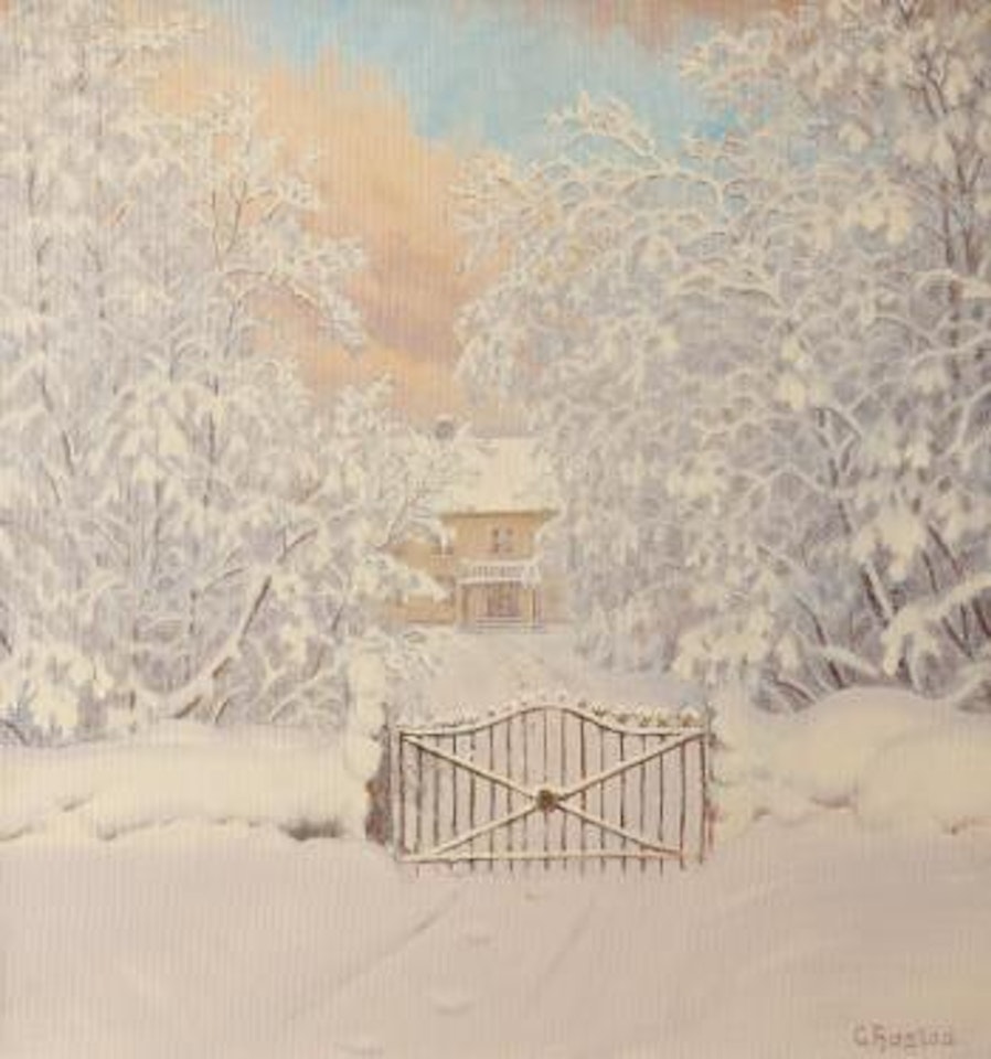 Knålls Herrgård, Värmland by Gustaf Fjaestad