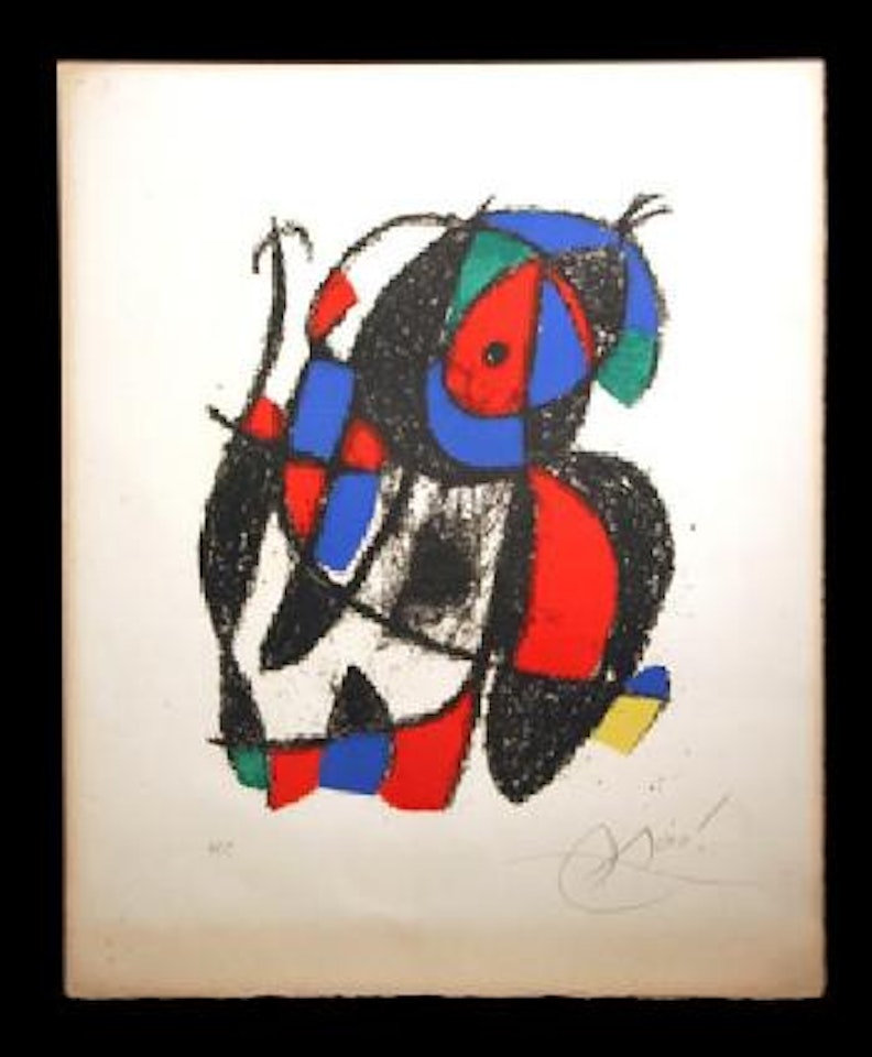 The lithographs II by Joan Miró