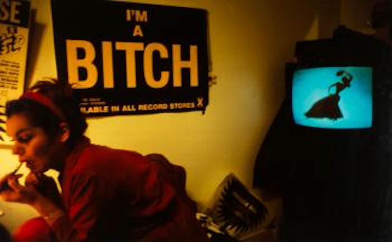 Chiclet Doing her Make-Up by Nan Goldin