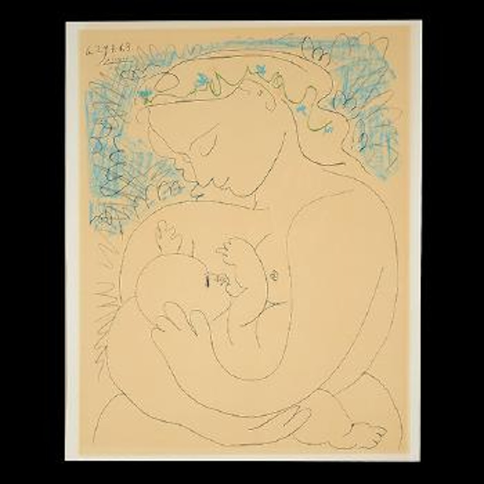 Untitled - Mother and Child by Pablo Picasso