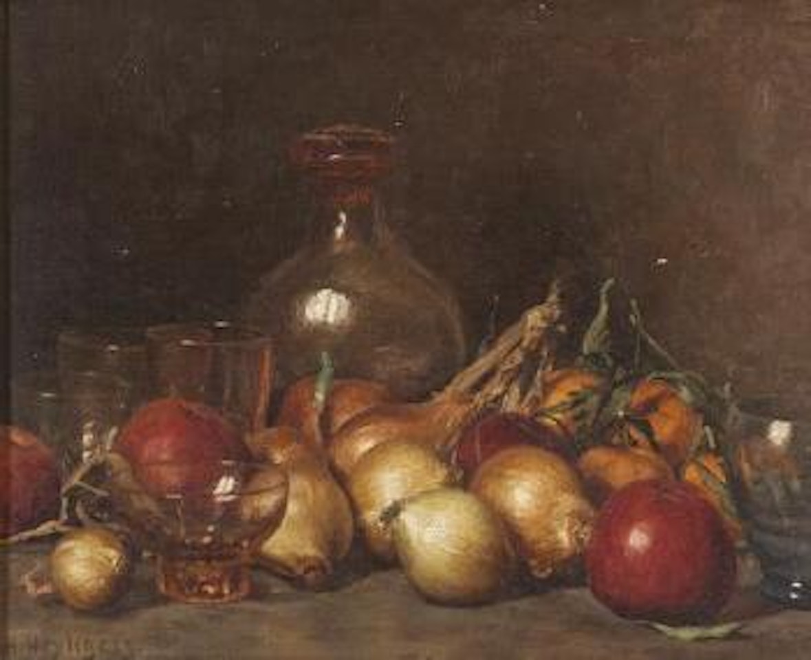 Still life with fruit by Hendrik Heyligers