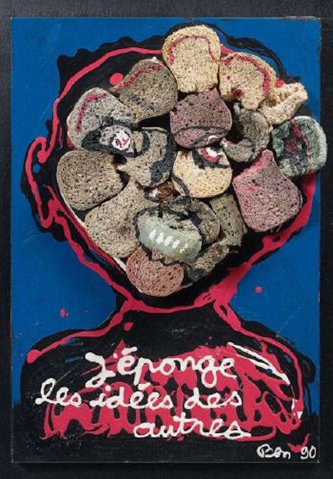 J'éponge les idées des autres by Ben Vautier
