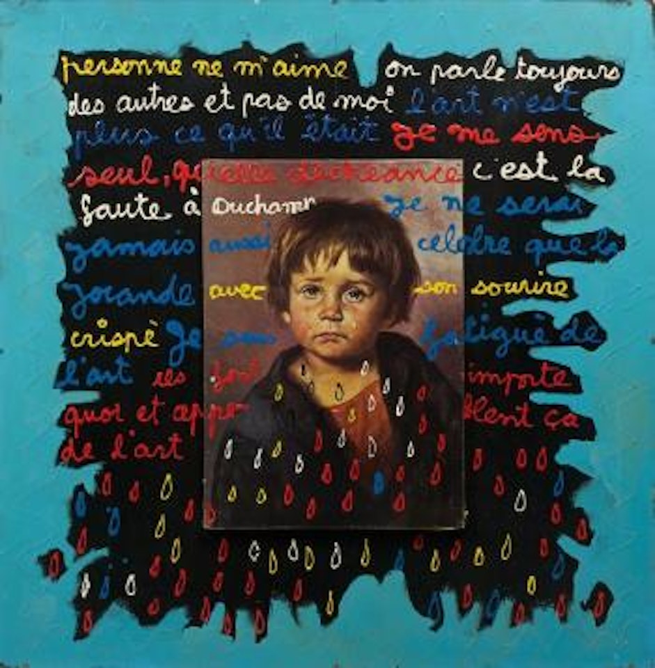 Personne ne m'aime, on parle toujours des autres et pas de moi by Ben Vautier