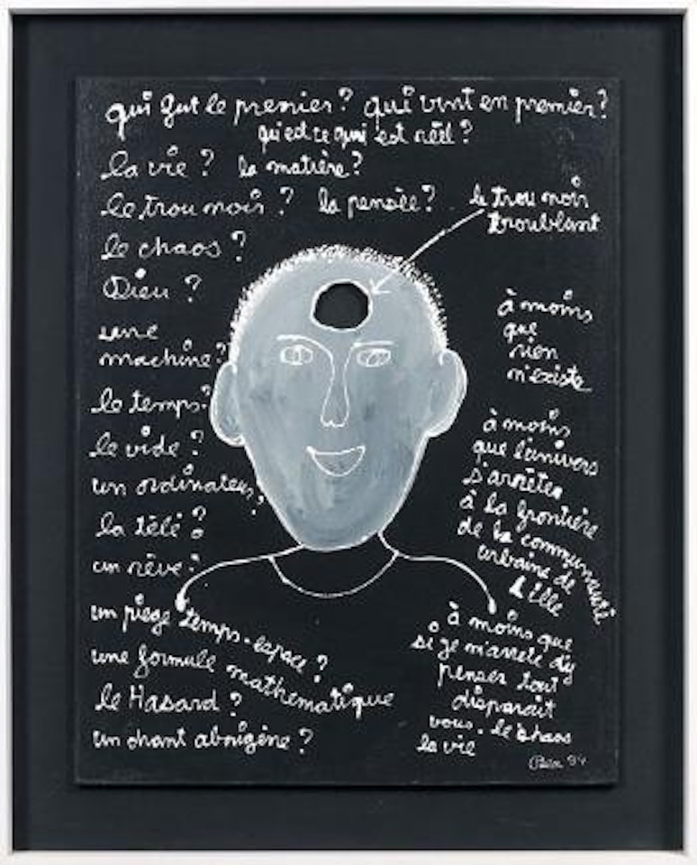 Le trou noir, or Qui fut le premier? by Ben Vautier
