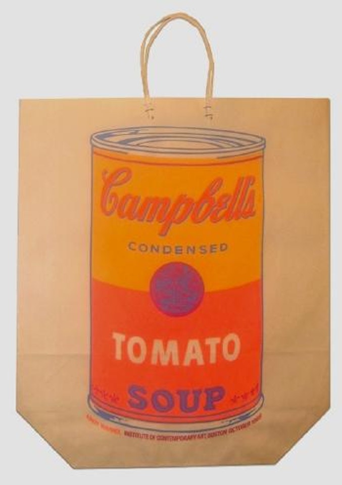 Campbell soup can (Tomato soup) by Andy Warhol