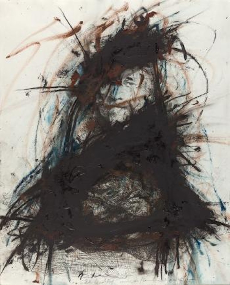 Ich beschloß mich mit Rembrandt anzulegen by Arnulf Rainer