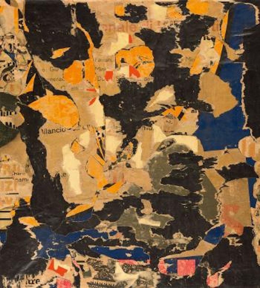 Ohne Titel (Décollage) by Mimmo Rotella