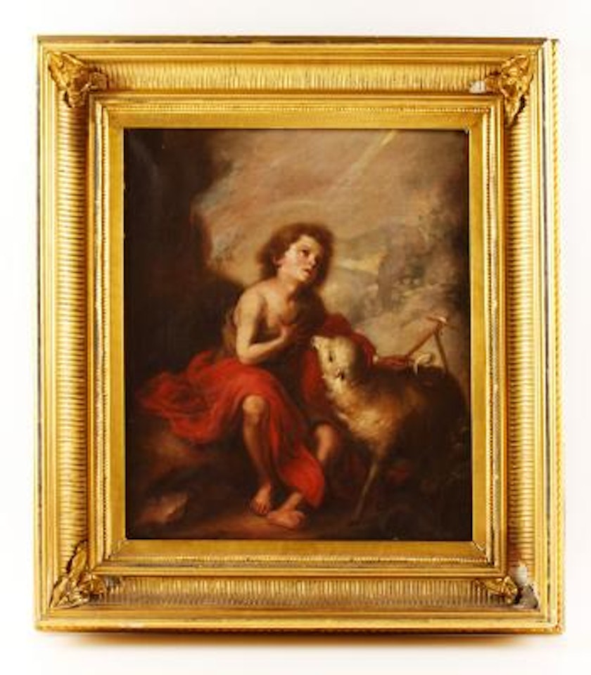 St. John the Baptist as a child by Vicente Izquierdo by Bartolomé Esteban Murillo