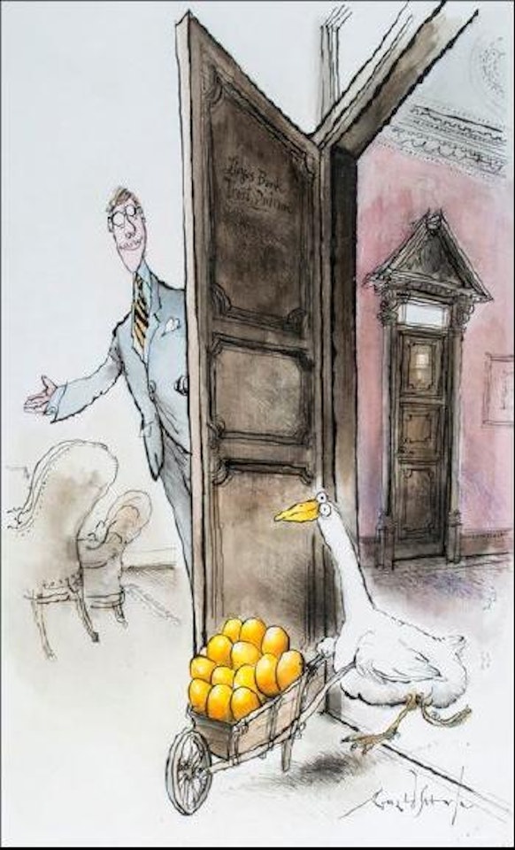 Lloyds Bank Trust Division by Ronald Searle