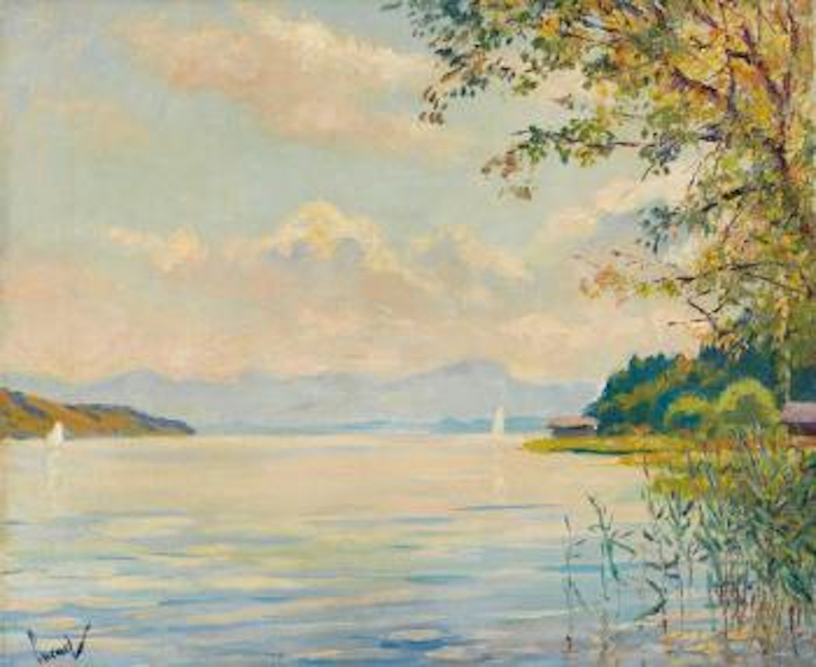 Starnberger See - Fernsicht by Edward Cucuel