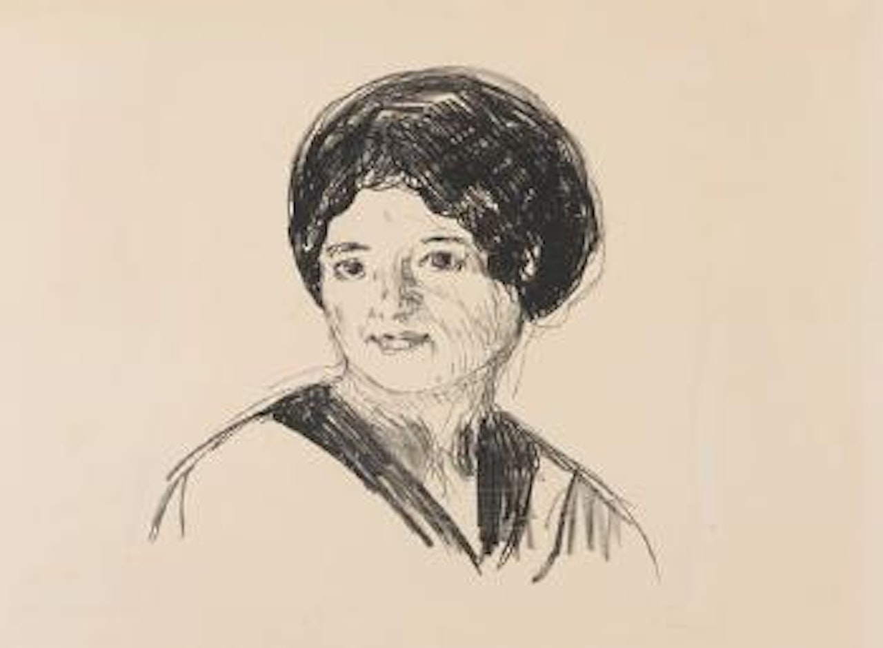 Junge Frau (Ung Kvinne) by Edvard Munch