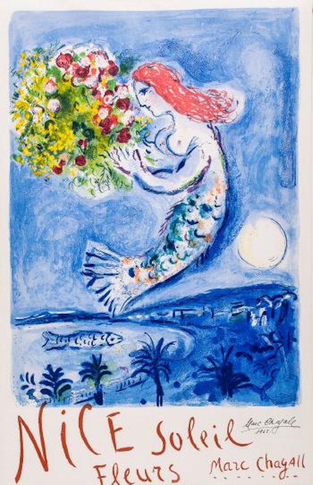 Baie des anges (M.350) by Marc Chagall